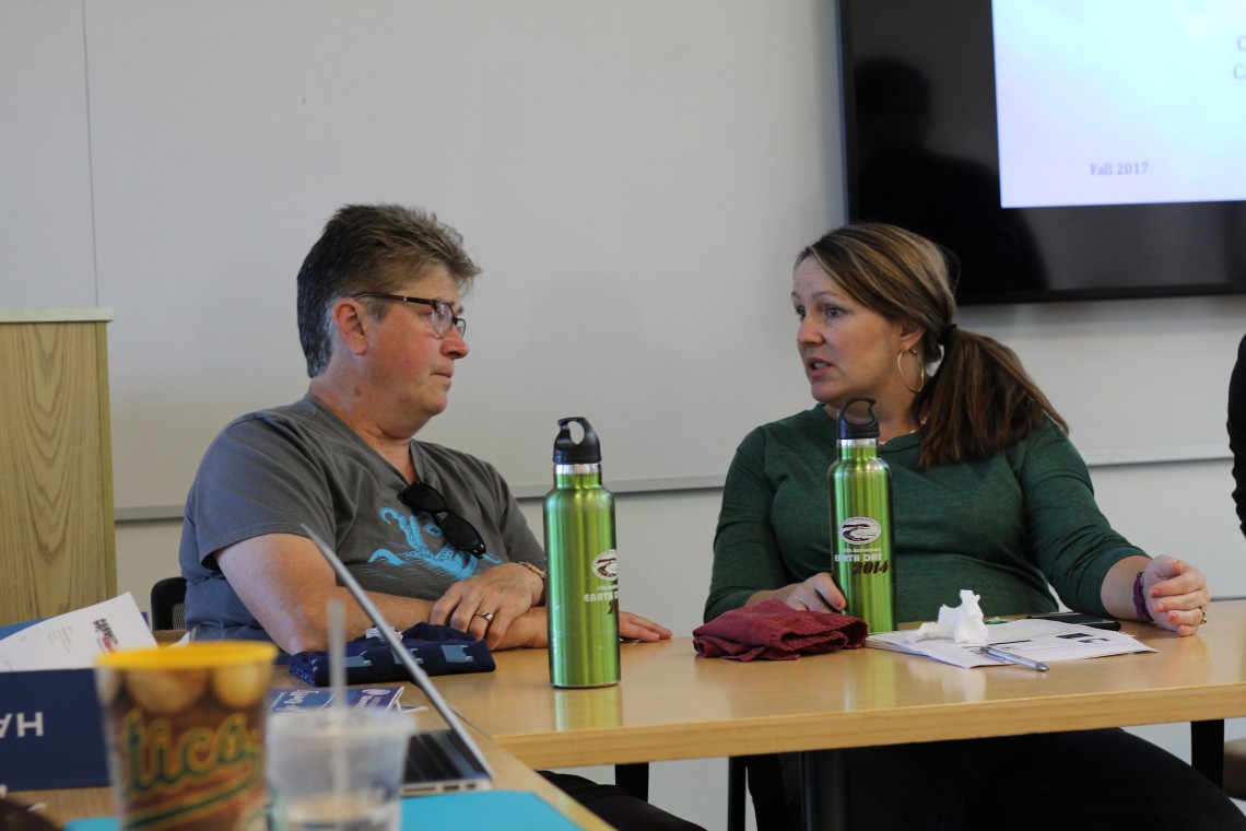 Pacifica Duo, Lynn Adams & Councilwoman Deirdre Flanagan Martine (photo: lisahunter)